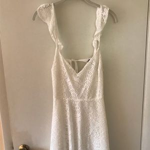 Lulu’s, never worn, white lace dress